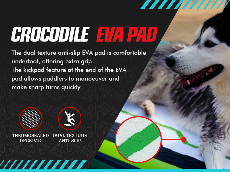 WOWSEA Flyfish F2 SUP Board - Crocodile EVA Pad