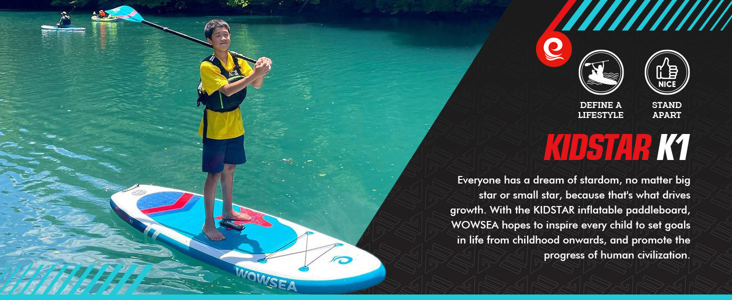 WOWSEA Kidstar K1 SUP Board - Define A Lifestyle