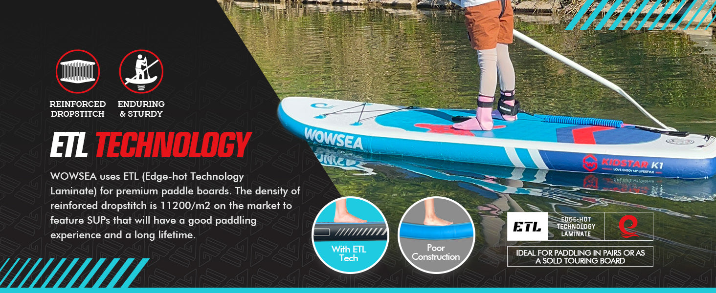 WOWSEA Kidstar K1 SUP Board - ETL Technology