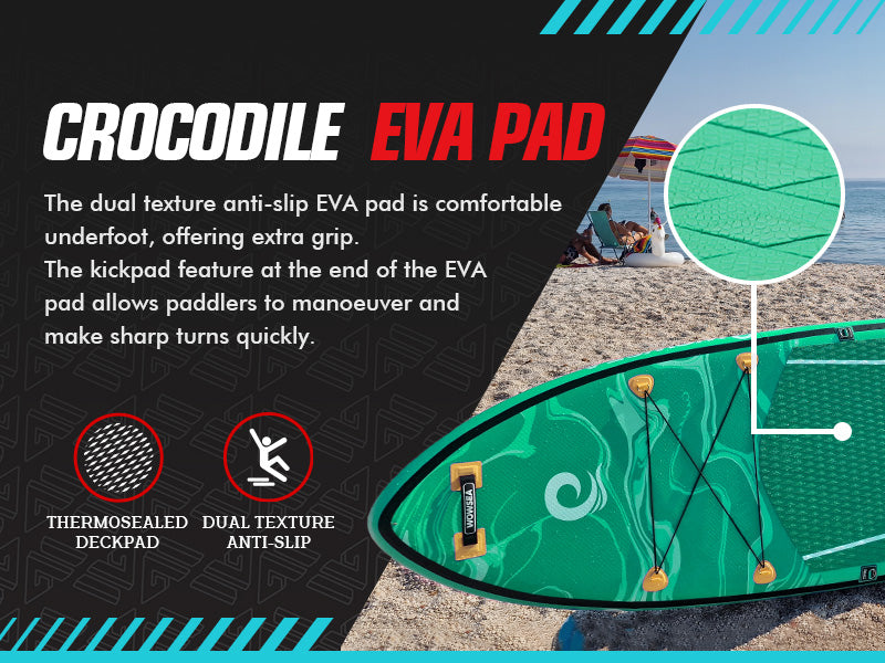 WOWSEA Nature N1 SUP Board - Crocodile EVA Pad
