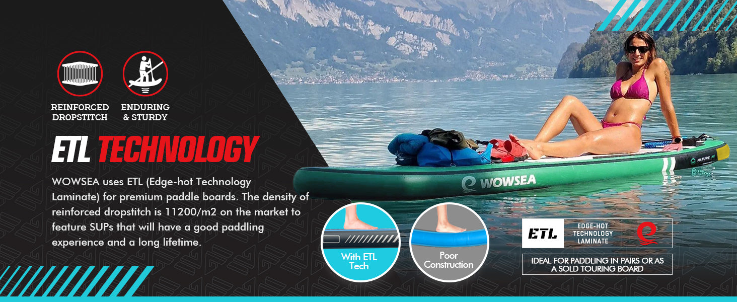 WOWSEA Nature N1 SUP Board - ETL Technology
