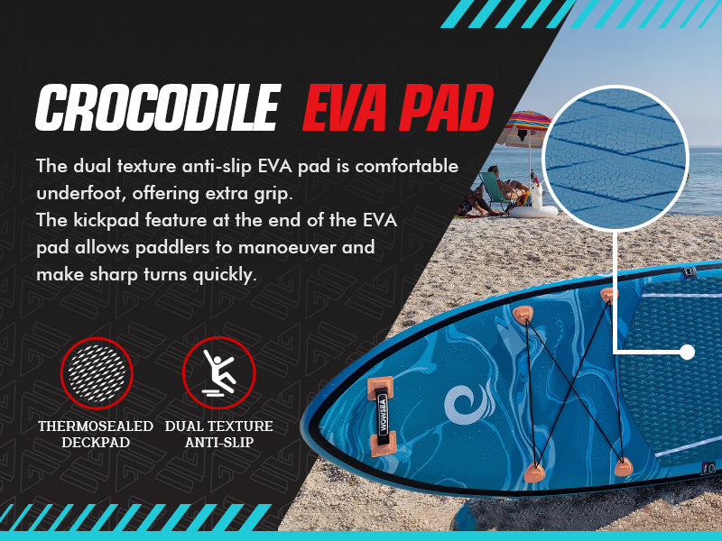 WOWSEA Nature N2 SUP Board - Crocodile EVA Pad