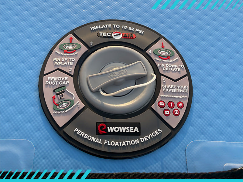 WOWSEA Poseidon P1 SUP Board - Inflation Valve