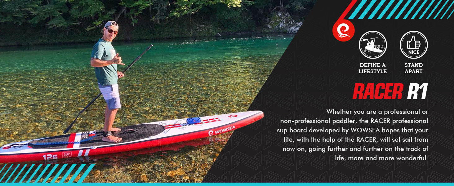 WOWSEA Racer R1 SUP Board - Define A Lifestyle