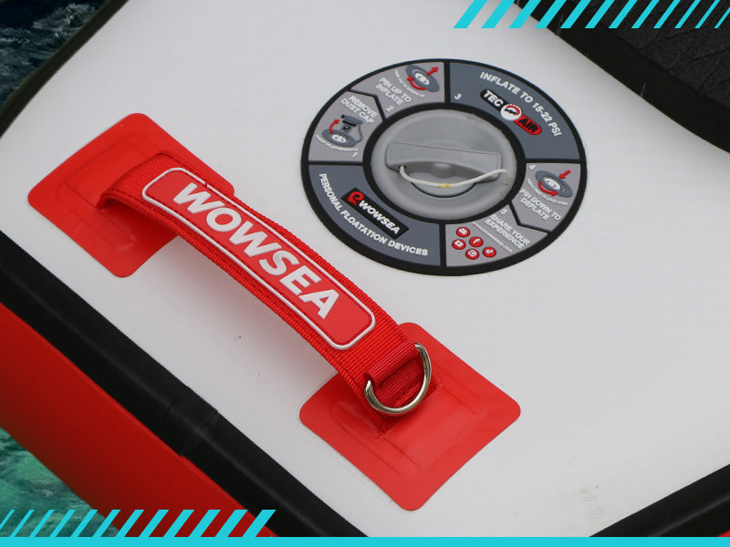 WOWSEA Racer R1 SUP Board - Inflation Valve