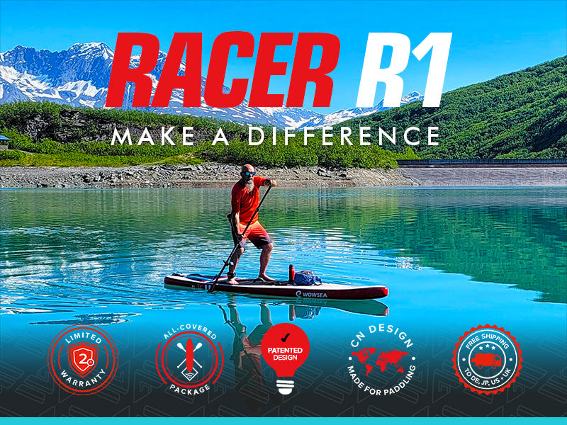 WOWSEA Racer R1 SUP Board - Make A Difference