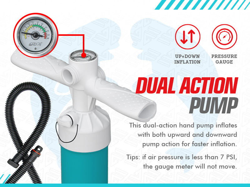 WOWSEA SUP accessories-Dual Action Pump Green