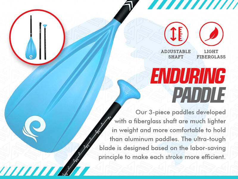 WOWSEA SUP accessories-Enduring Fiberglass Paddle