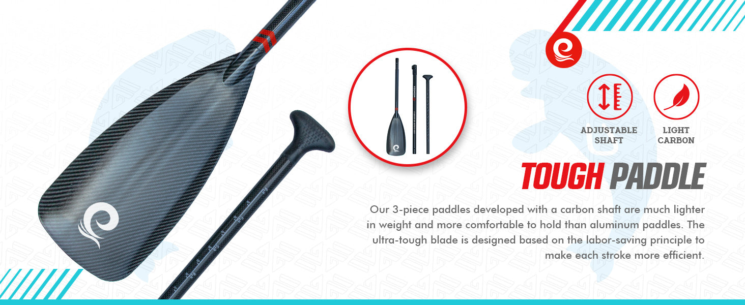 WOWSEA SUP accessories-Tough Carbon Paddle
