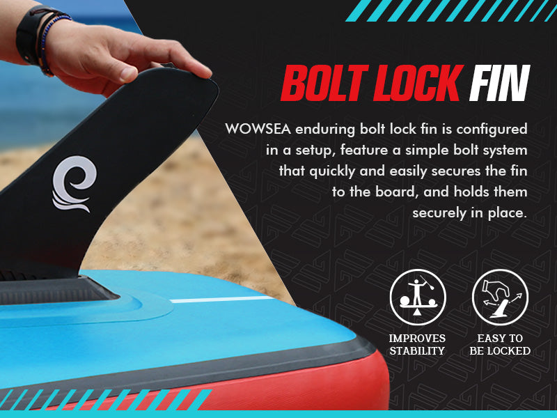 WOWSEA Swift S2 SUP Board - Bolt Lock Fin