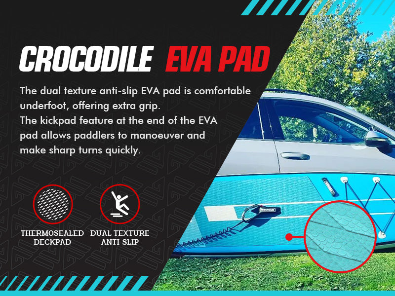 WOWSEA Swift S2 SUP Board - Crocodile EVA Pad