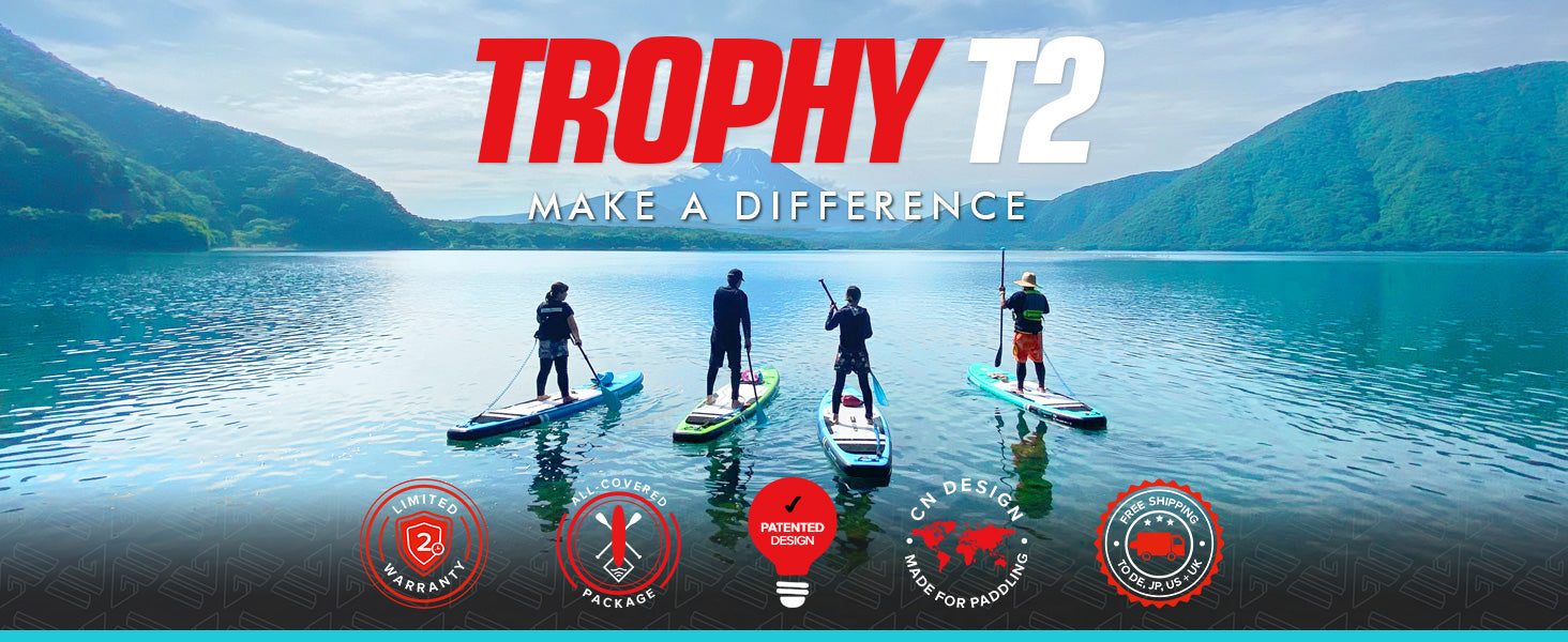 WOWSEA Trophy T2 SUP Board - Make A Difference