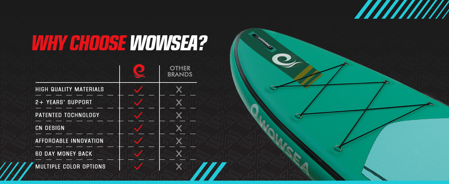 Why Choose WOWSEA Trophy T2 SUP Board