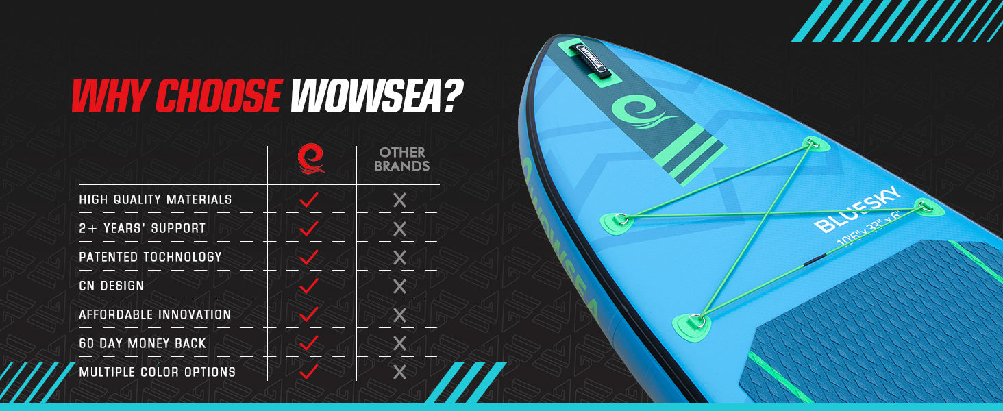 Why Choose WOWSEA Bluesky B2 SUP Board