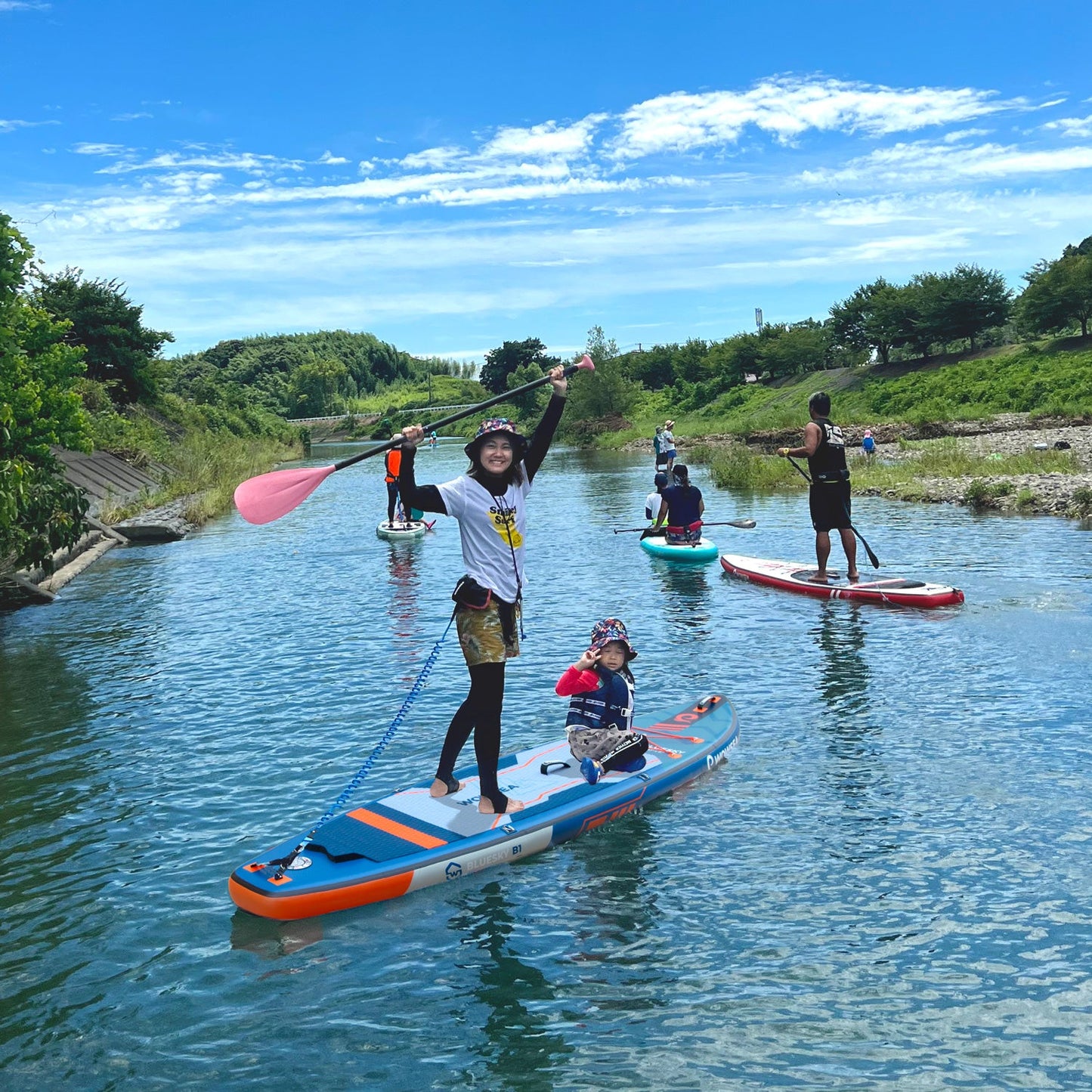 Bluesky B1 11'/335cm Inflatable Paddle Board Package - wowseasup