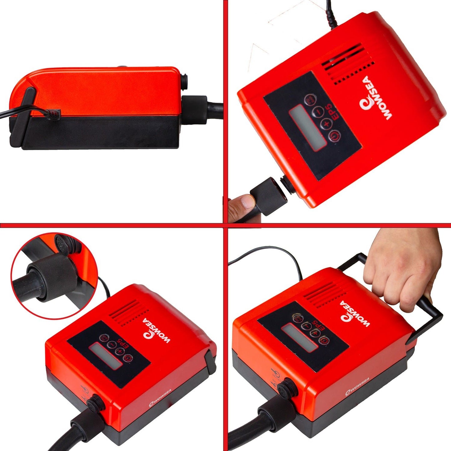 EP5 Double Hole Electric Air Pump (no battery) - wowseasup
