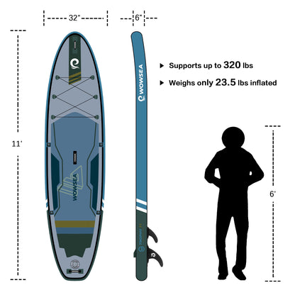 Trophy T1 11'/335cm SUP Paddle Board Package