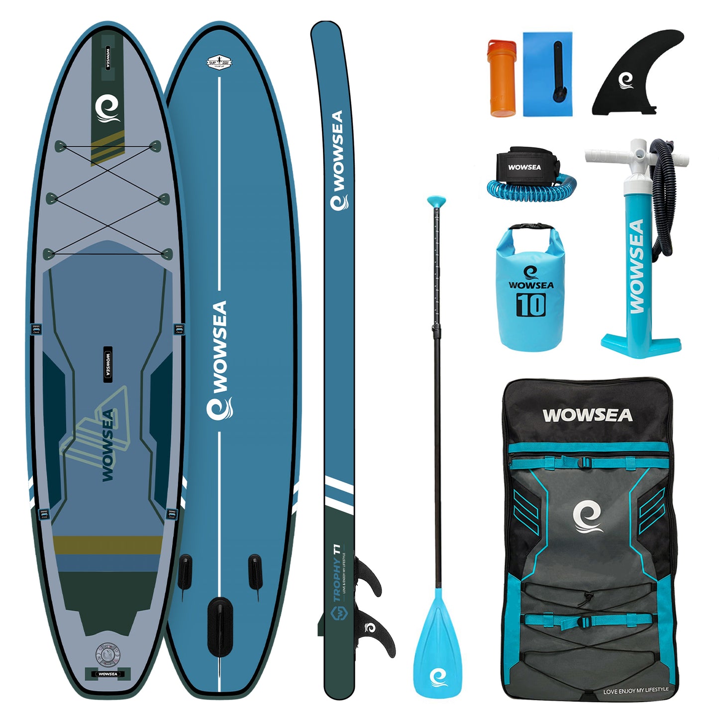 Trophy T1 11'/335cm SUP Paddle Board Package