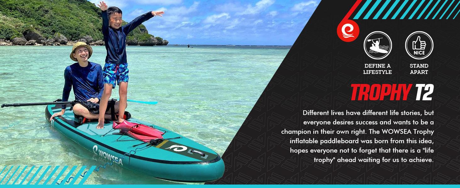 WOWSEA Trophy T2 SUP Board - Define A Lifestyle