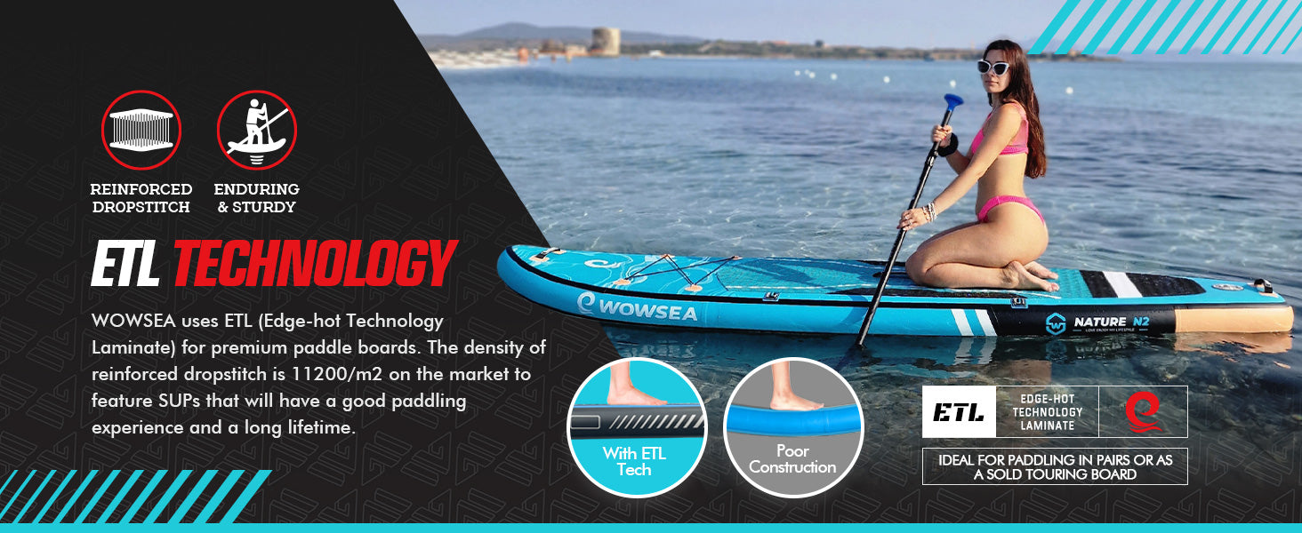 WOWSEA Nature N2 SUP Board - ETL Technology