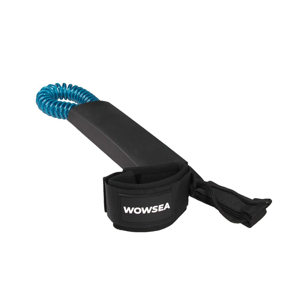 Coil Ankle Leash With Key Pocket - wowseasup