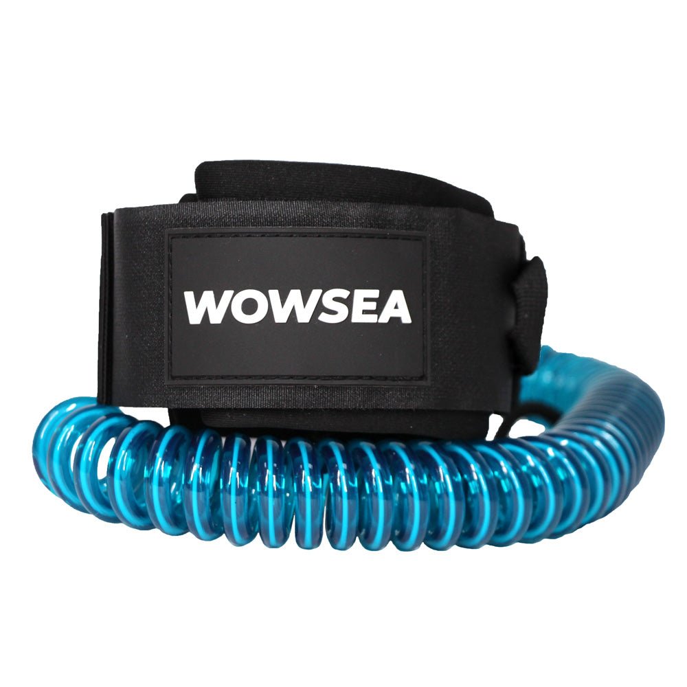 Coil Ankle Leash With Key Pocket - wowseasup