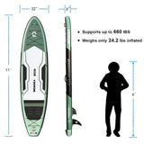 Poseidon P3 11'/335cm SUP Paddle Board Package - wowseasup