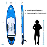 Trophy T1 11' SUP Paddle Boards Package - wowseasup