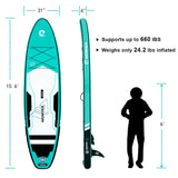 Trophy T2 10'6" Best Paddle Boards Package - wowseasup